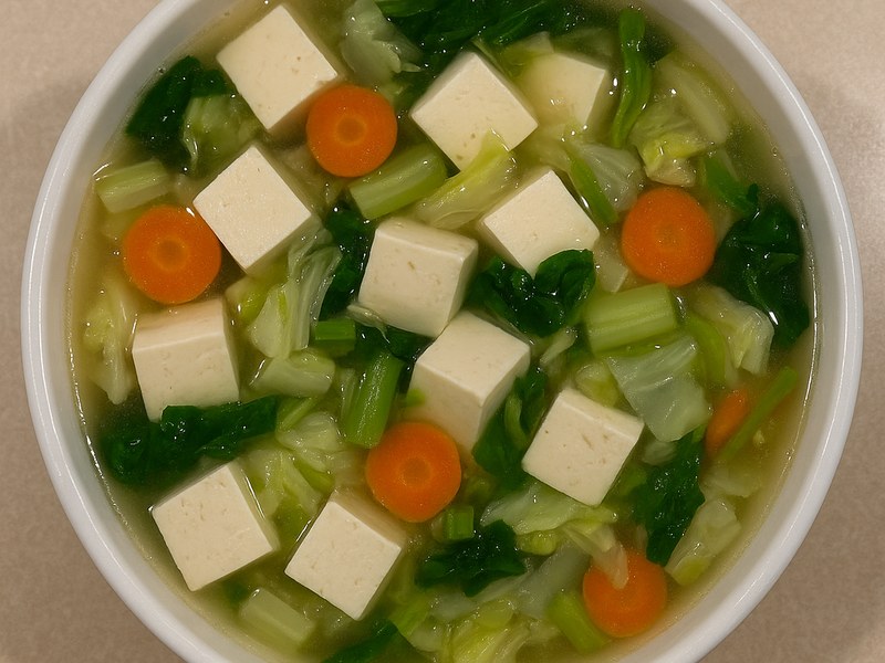 Bean Curd w.Vegetable Soup — Dragon King J New York