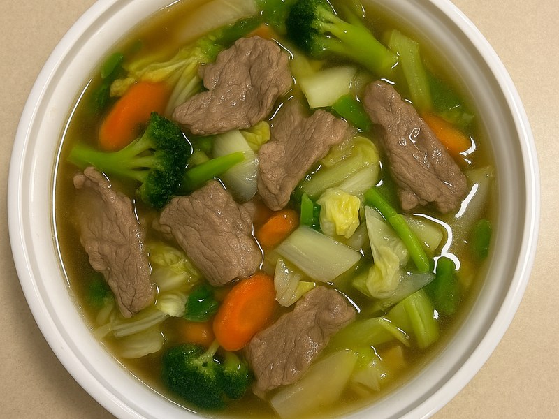 Beef & Vegetable Soup — Dragon King J New York