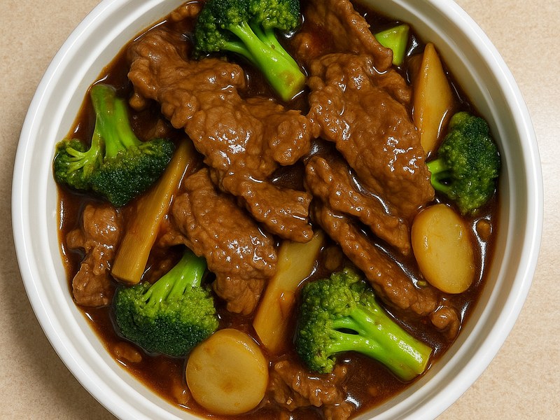 Beef Broccoli Garlic Sauce — Dragon King J New York