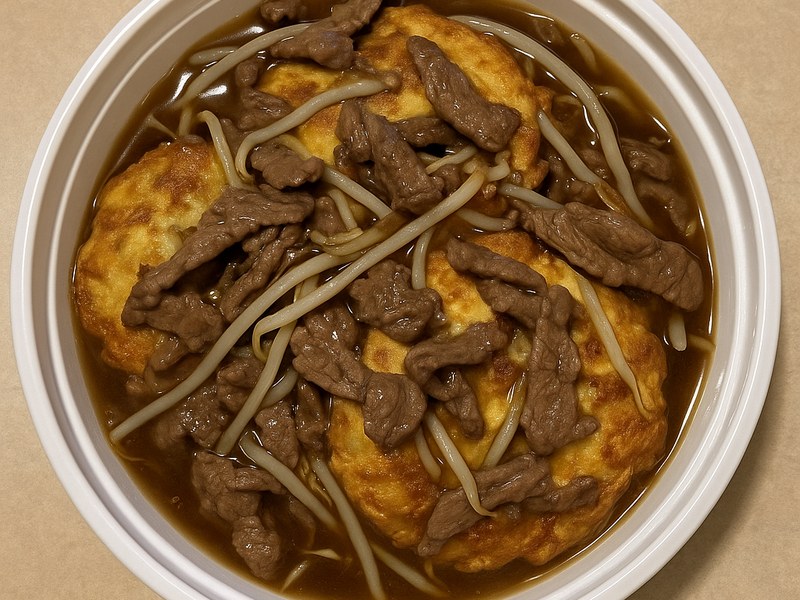 Beef Egg Foo Young — Dragon King J New York