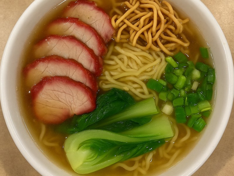 Boiled Roast Pork Noodles Soup — Dragon King J New York