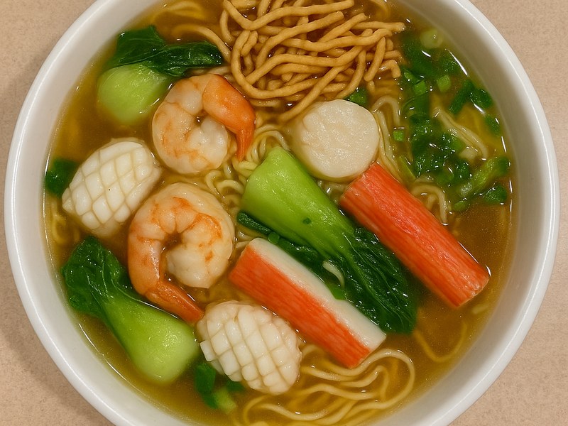 Boiled Seafood Noodles Soup — Dragon King J New York