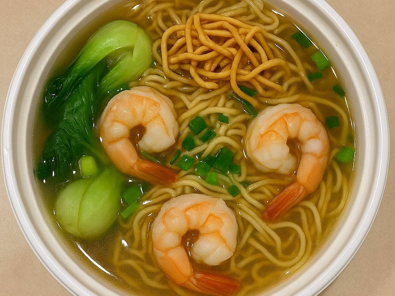 Boiled Shrimp Noodles Soup(6) — Dragon King J New York