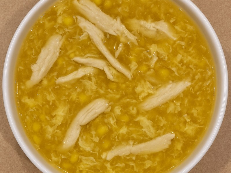 Chicken w.Corn Soup — Dragon King J New York