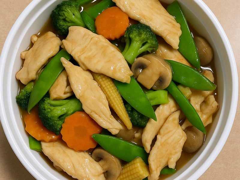 Chicken w.Mix Veg — Dragon King J New York