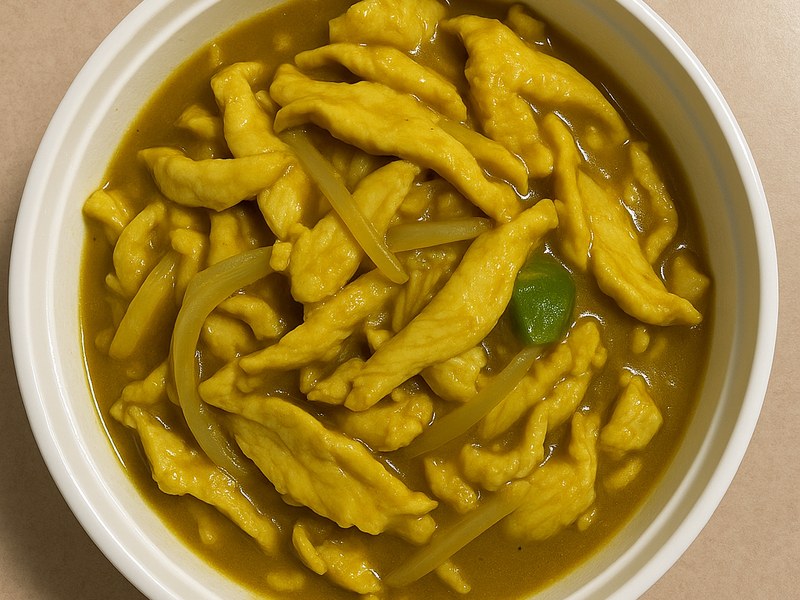 Curry Chicken w.Onion — Dragon King J New York