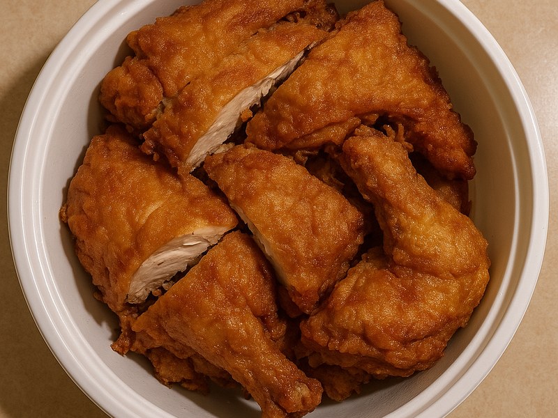 Fried Half Chicken — Dragon King J New York