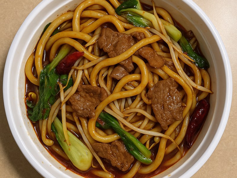 Mala Beef Chow Udon — Dragon King J New York