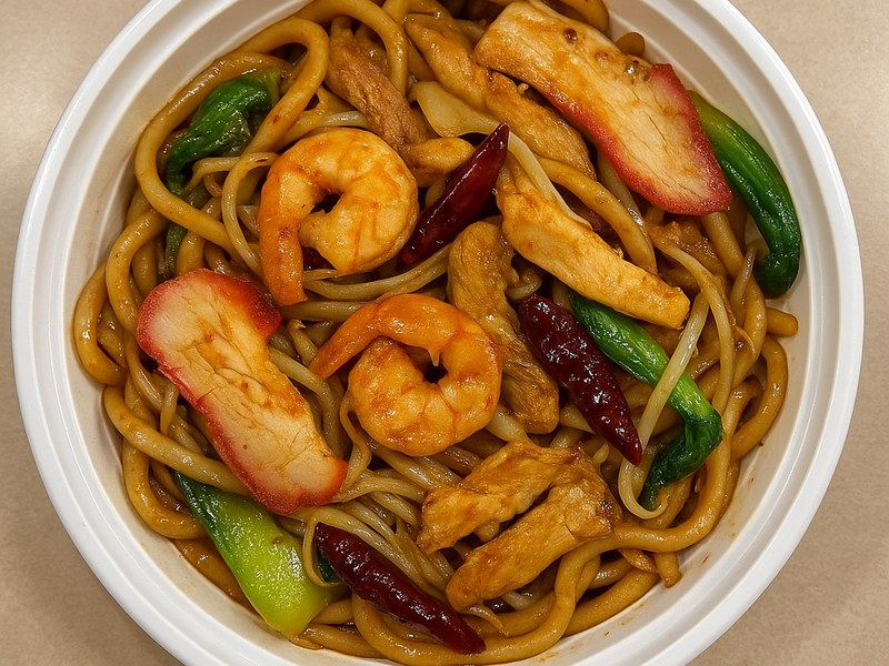 Mala House Special Chow Udon — Dragon King J New York