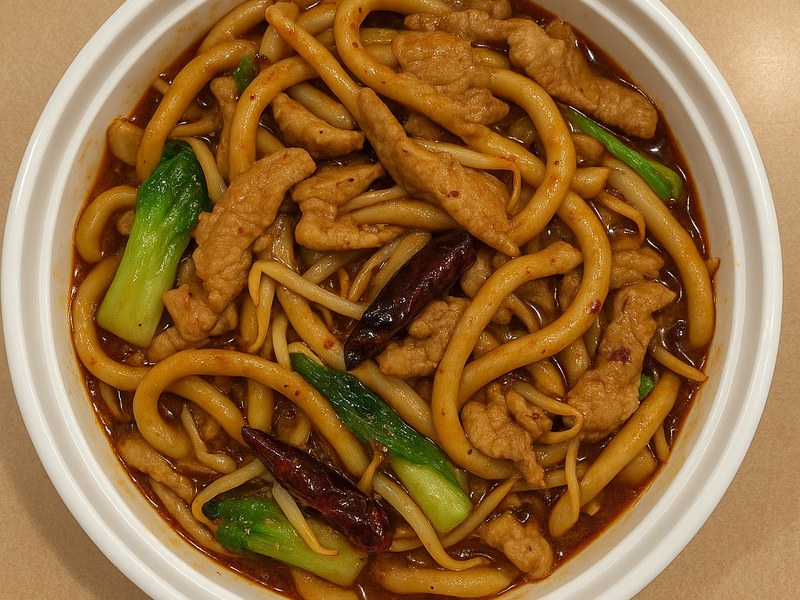 Mala Pork Chow Udon — Dragon King J New York