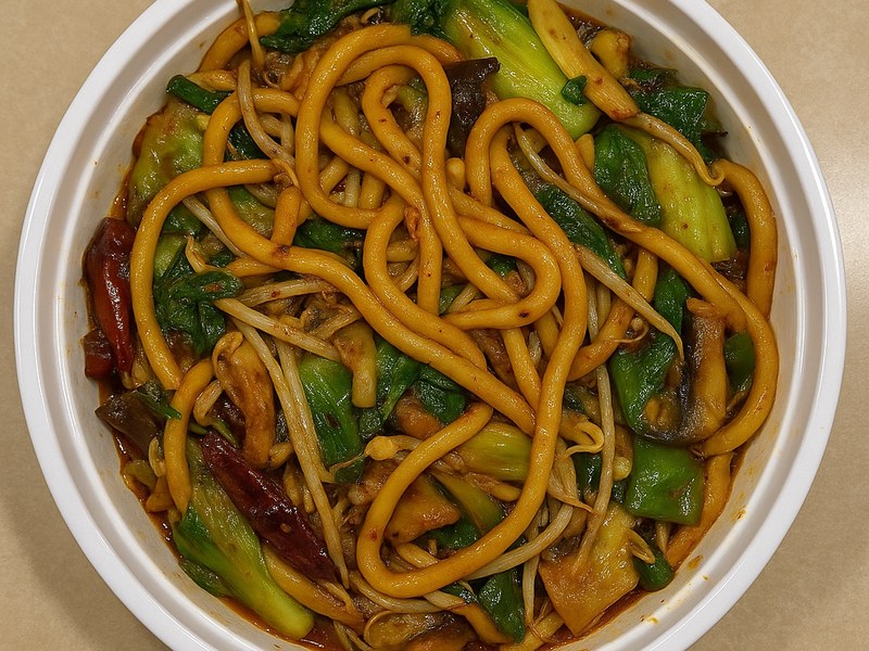 Mala Veg Chow Udon — Dragon King J New York