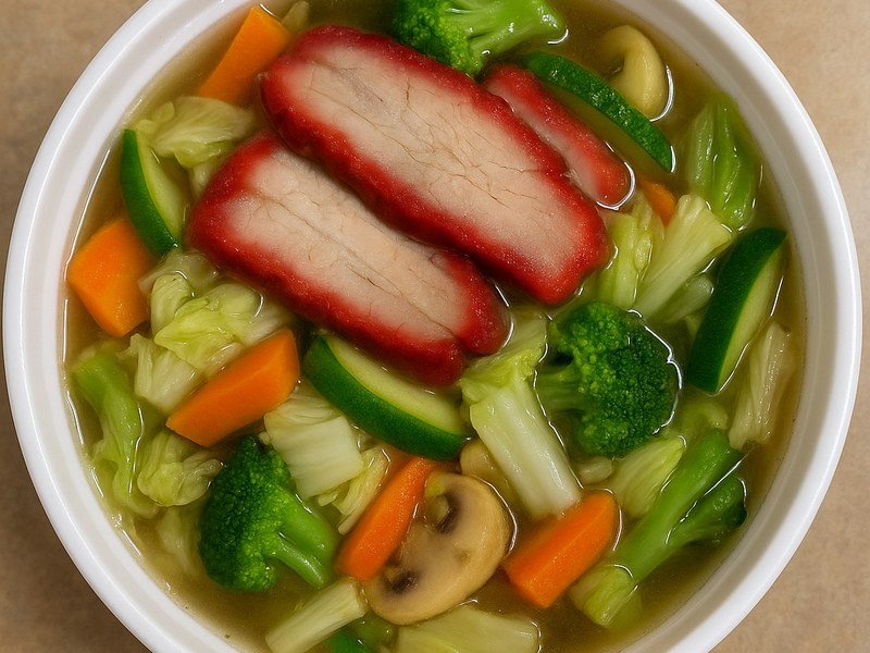 Roast Pork & Vegetable Soup — Dragon King J New York