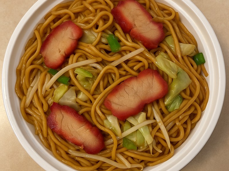 Roast Pork Lo Mein — Dragon King J New York
