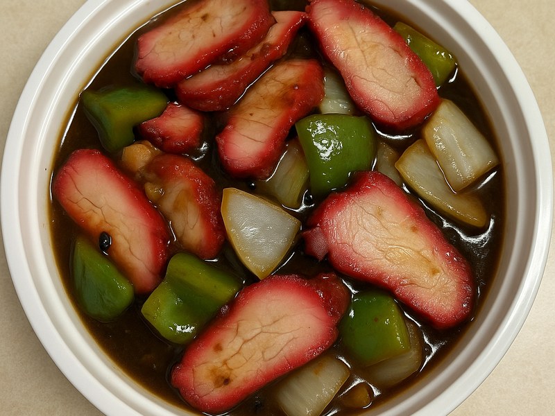 Roast Pork w.Black Bean Sauce — Dragon King J New York