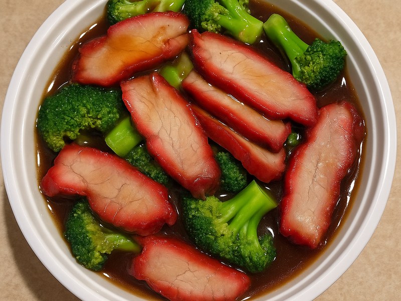 Roast Pork w.Broccoli — Dragon King J New York