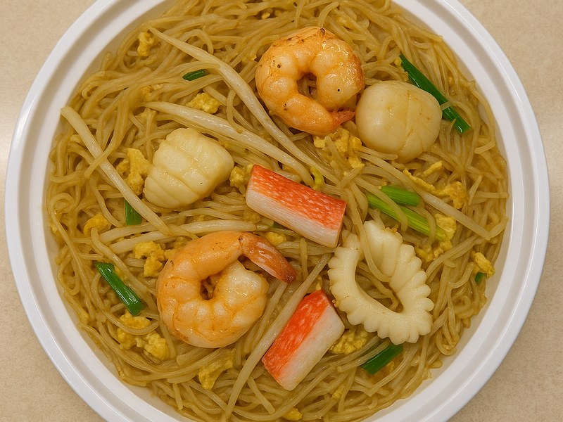 Seafood Chow Mei Fun — Dragon King J New York