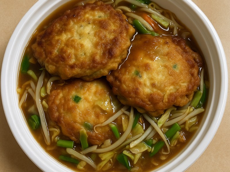 Vegetable Egg Foo Young — Dragon King J New York